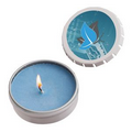 White Ocean Mist Snap Top Tin Soy Candle